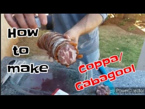 How to make coppa / capocollo / capicola at home easy recipe (gabagool)