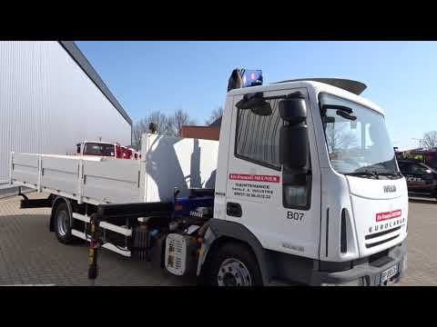 Top Trucks 4214 Iveco EUROCARGO 100E184x2 6TM Kraan, Crane, Kran, Grue