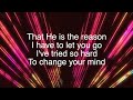 Give Me One Reason ~ ZOEgirl  ~ lyric video