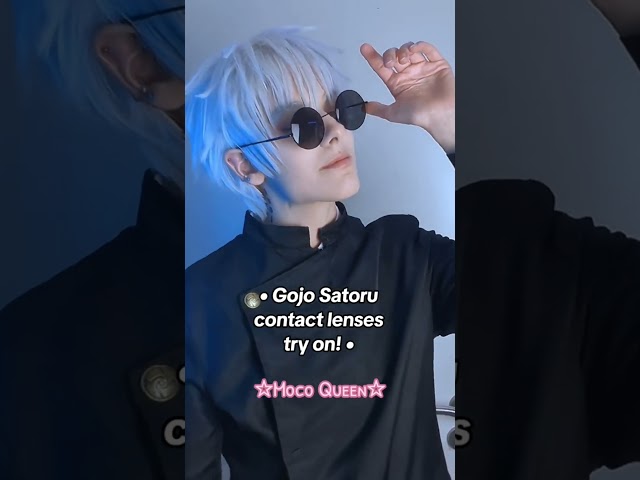 Vídeo relacionado con Tongyundacheng Gojo Satoru Gafas de Sol Anime Cosplay Gojo Satoru Gafas Redondas Gafas de Sol Halloween Cosplay Accesorios