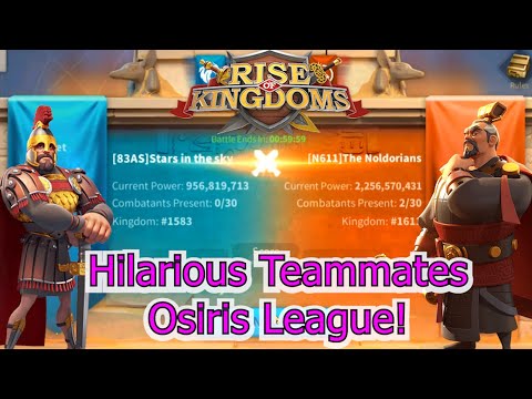 OSIRIS LEAGUE Matchup! N611 vs. 83AS| Rise of Kingdoms