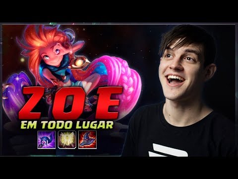 ZOE MID, ZOE BOT, ZOE EM TODO LUGAR! - Kami