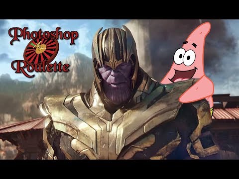 Photoshop Roulette | Combining Patrick and Thanos