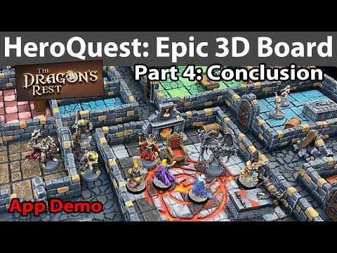 HeroQuest Epic 3D-Printed Board Part 4