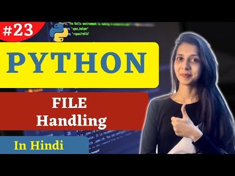 File Handling In Python Python Tutorial 23 Codewithsheetal Coder