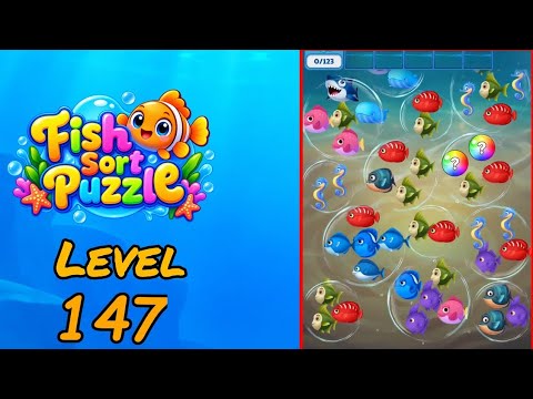 Fish Sort Puzzle Level 147 Walkthrough thumbnail