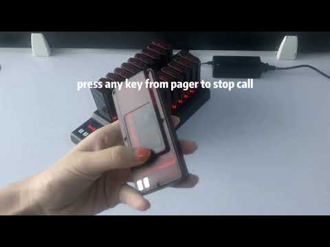 Coaster Pager System KOQI factory KTP-20 digit tube top