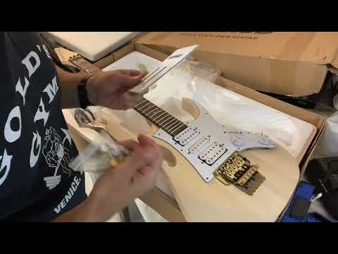 Guitar Kit World Unboxing. - JEM Style Guitar