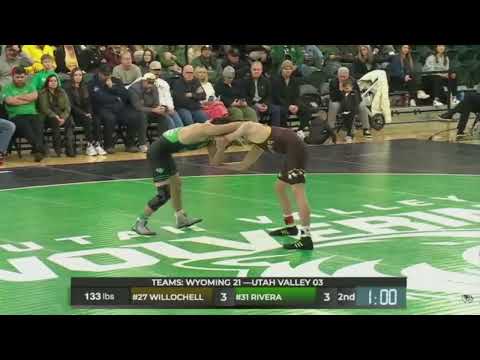 Luke Willochell vs. Geronimo Rivera (133lbs) FULL MATCH | 2025-26 Big 12 Wrestling
