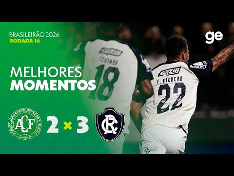 Gols e lances de Chapecoense x Remo