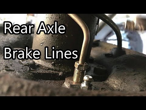 1999 Jeep Cherokee  BRAKE LINES REPLACEMENT w/ Pre-Bent & Sized 3/8" Stainless- Rear Cylinder Brakes