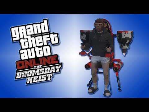 GTA 5 Online Funny Moments: Doomsday Heists - Jet pack & Flying Car!