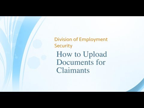 Claimant: Uploading Documents