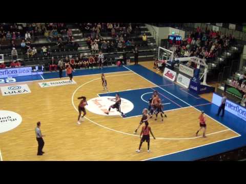 Lulea Basket 54 - 77 Udominate Umea (Swedish 2016/2017 season)