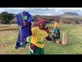 Cheering The Arrival Of Kotsoana Mahlothenyane Potsane