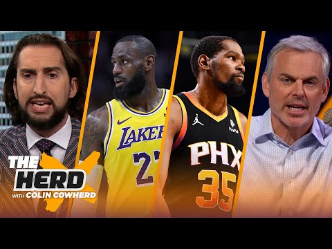 Durant and Suns swept, Embiid misses shootaround, LeBron’s last game as a Laker? | NBA | THE HERD