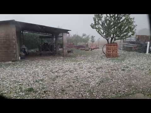 Violenta grandinata su Conselve