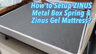 How to Setup ZINUS Metal Box Spring?