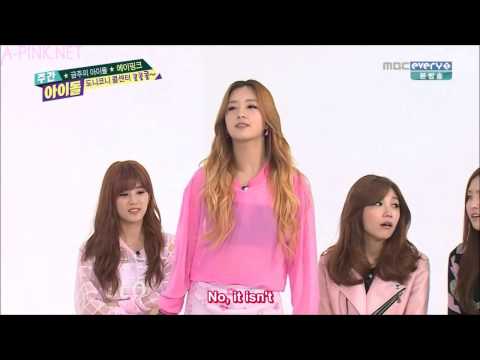 [APINKSUBS] 140409 MBCevery1 Weekly Idol E142   A Pink Part 4/4