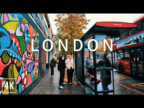 🇬🇧 London Autumn Walk 🍁 Highbury to Highgate 4K