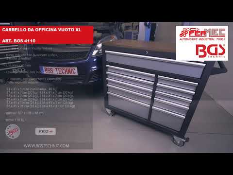 BGS 4110 CARRELLO DA OFFICINA VUOTO, XL
