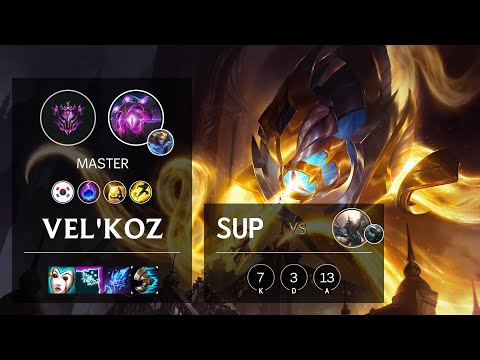 Vel'Koz Support vs Pantheon - KR Master Patch 10.16