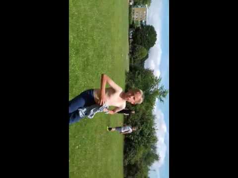 Crossbar challenge with rhys fc