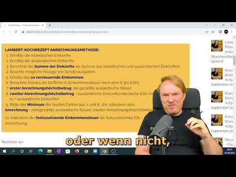 Klausurtipp 5 Anrechnungsmethode, Internationales Steuerrecht - DBA, OECD-MA