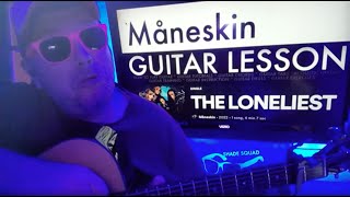 How To Play THE LONELIEST - MyeNESKIN Guitar Tutorial (Beginner Lesson!)