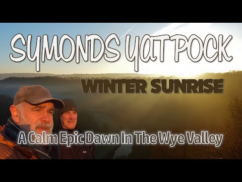 Wintersonnenaufgang am Symonds Yat Rock | Ein ruhiger, epischer Sonnenaufgang im Wye Valley