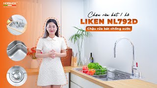 CHẬU RỬA BÁT 1 HỐ NOBINOX LIKEN NL792D video 1