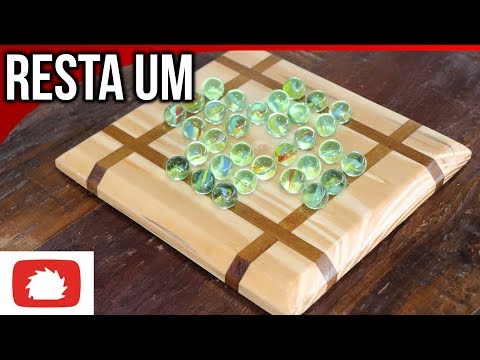 Como fazer Resta um - Jogo de tabuleiro #DIY | Na oficina S04E41