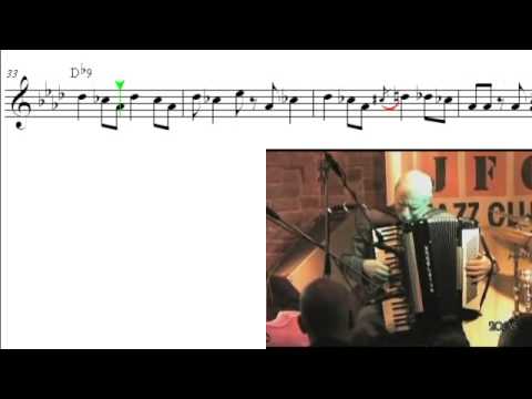 Limehouse Blues - Vladimir Danilin Jazz Accordion solo (Sheet music)