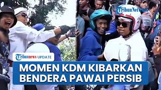 Video Aksi KDM Naik Mobil Pawai Persib Bandung: Bikin Melongo Warga hingga Ikut Kibarkan Bendera