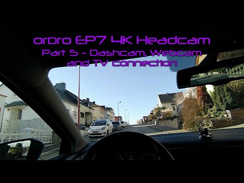 ORDRO EP7 - Part 5 - Dashcam, Webcam and TV connection