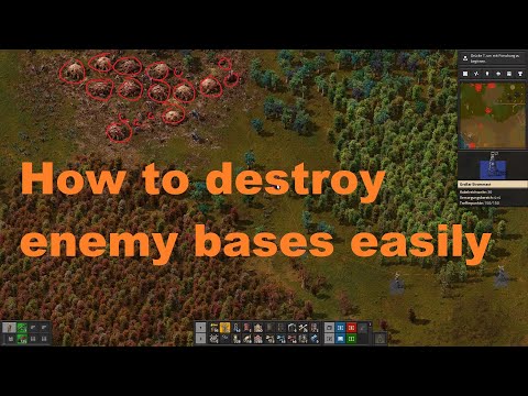 Factorio - how to destroy nests