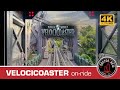 VelociCoaster front row POV 😱🎢 Jurassic World Universal's Islands of Adventure Roller Coaster