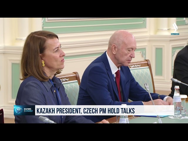 Kazakh President, Czech PM hold talks