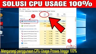 Cara Mengatasi CPU Usage 100%