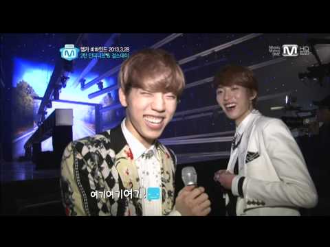 130404 엠카비하인드 - INFINITE cut