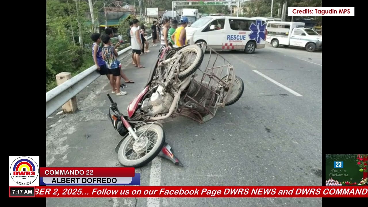 Sedan nadungpar na ti kasabat naa Kurong-kurong ken Tricycle idiay Tagudin