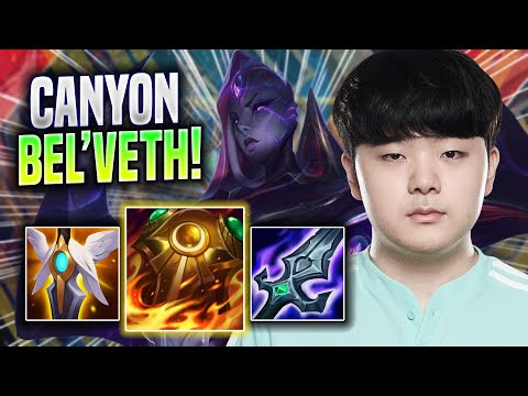 CANYON DOMINATING WITH BEL'VETH! - DK Canyon Plays Bel'veth JUNGLE vs Taliyah! | Season 2022