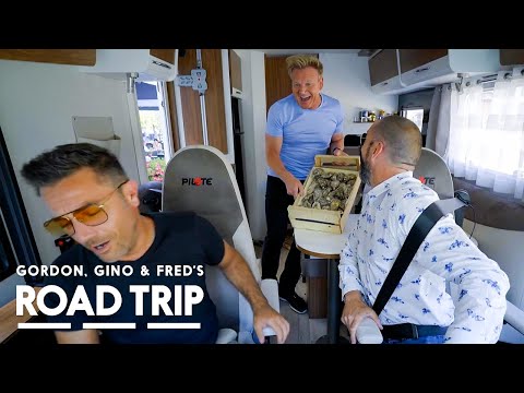 Gordon Ramsay Visits HIS OWN Restaurant For Ingredients! | Gordon, Gino and Fred: Road Trip