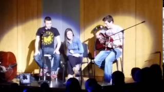 Evan Hughes, LeQ & Anthony Schleppi, Wayland High School Winter Week Show  2014-01-31