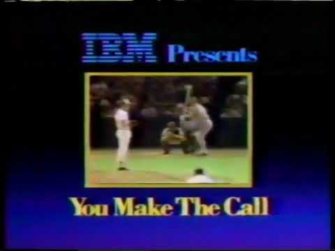 IBM Presents You Make The Call 1986 MLB