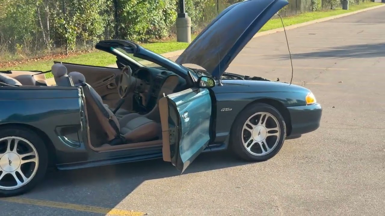 **SOLD by CCC AUCTION** No Reserve 1997 Ford Mustang GT 5-Speed Manual Convertible