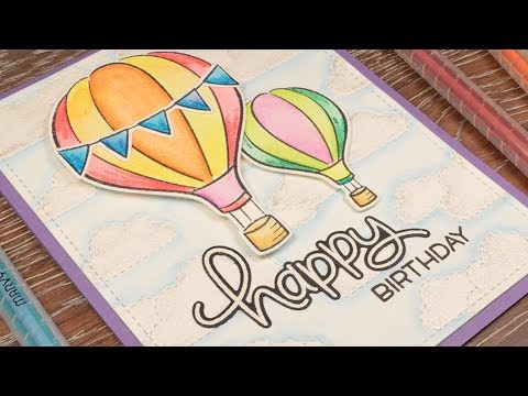 How to make a watercolor birthday card