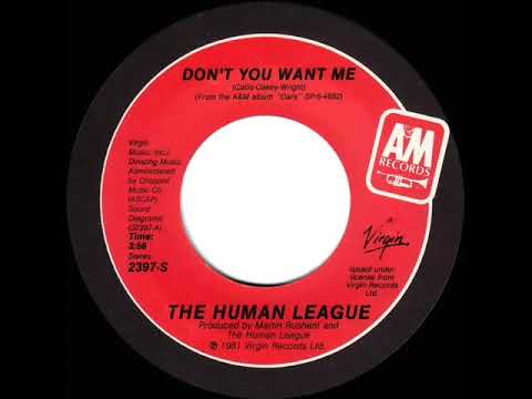 1982 HITS ARCHIVE: Don’t You Want Me - Human League (a #1 record--stereo 45)