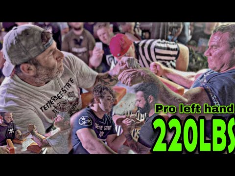 220lbs Pro Left hand- 2022 Tennessee State Armwrestling Championship