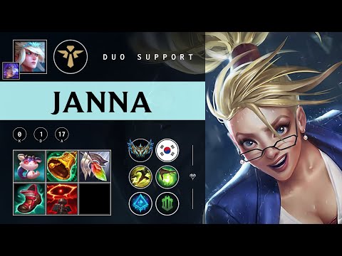 Janna Support vs Veigar - KR Challenger Patch 25.24